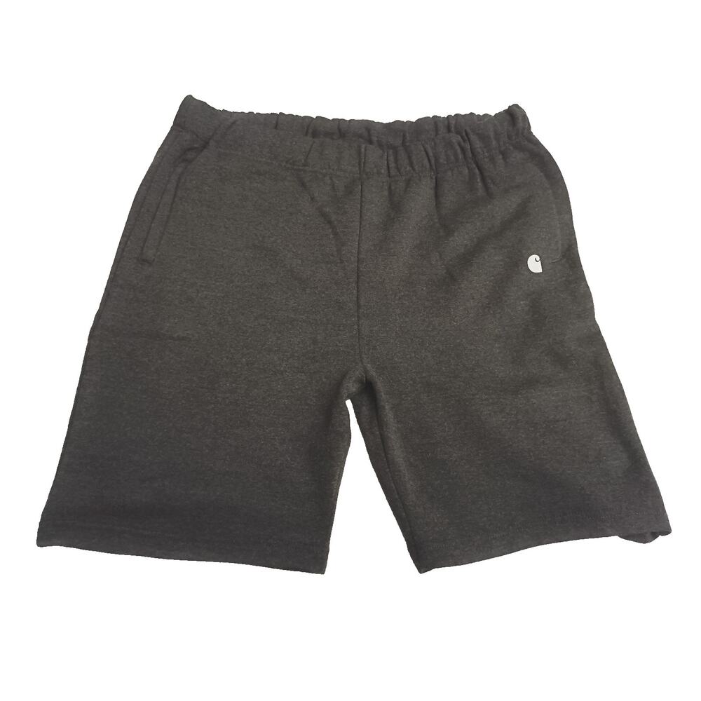 NWT Mens Carhartt Fleece Relax Fit Shorts XL Carbon 105840 Pockets Midweight